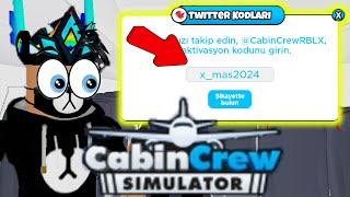 FREE MONEY Roblox Cabin Crew Simulator Tüm Kodlar - Cabin Crew All Codes - Roblox Türkçe 2024️