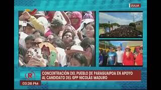 Maduro en Paraguaipoa Zulia acto de campaña 19 de julio de 2024