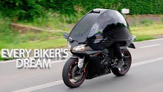 Every Bikers Dream Motorcycle Roof for Rainy Weather