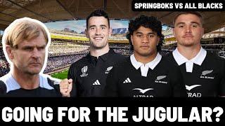 NEW ZEALAND  SELECTION REACTION  SPRINGBOKS vs ALL BLACKS