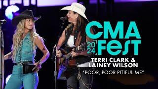 Terri Clark and Lainey Wilson – “Poor Poor Pitiful Me”  CMA Fest 2024