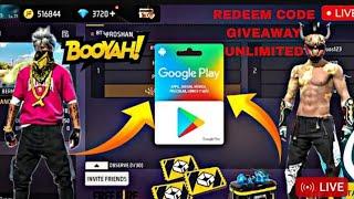 Free Fire LIVE Diamonds Giveaway  Teamcode Giveaway #freefirelive