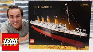 LEGO TITANIC UNBOXING Worlds Largest LEGO Set 10294