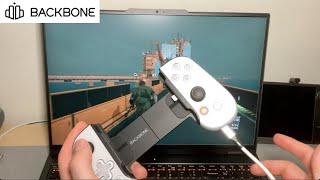 Using the Backbone Controller as a WIRED controller for PC and Mac