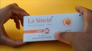 Review of La Shield Sunscreen Gel English  ClickOnCare