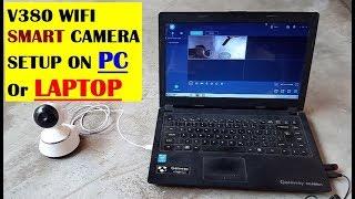 V380 wifi Camera software installation & Setup & remote viewing on Laptop or PC Over Wifi  Local