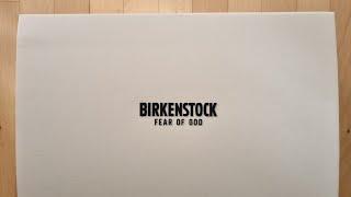 FEAR OF GOD BIRKENSTOCKS  UNBOXING  ASH COLOR