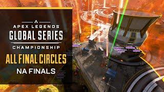 All Final Circles  NA Finals  ALGS Championship  Apex Legends