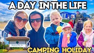 DAY IN THE LIFE FAMILY OF 5 CAMPING HOLIDAY IN A TRAILER TENTHENDRA HOLIDAY PARK NEWQUAY