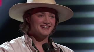 Carter Lloyd Horne Earns Last Second Turns with  “Drinkin Problem “   The Voice Blind Auditions 201