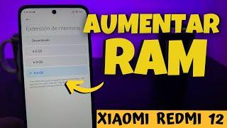 XIAOMI  REDMI 12 Como EXTENDER Memoria RAM   - ¿Qué es qué necesita y cómo funciona?