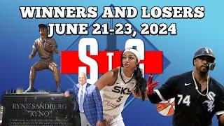 Ryne Sandberg Angel Reese Eloy Jimenez - Winners and Losers - June 15-16 2024
