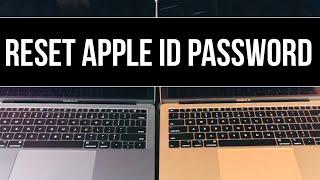 How to Reset Apple ID password from MacBook MacBook Air MacBook Pro  Reset iCloud password on Mac