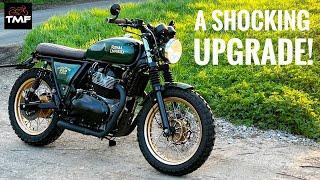 DIY Fail Attempting to install and test new shocks on my Royal Enfield Interceptor