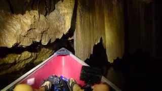 Inside Barton Creek Cave Belize