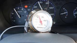 Civic Turbo D16Y7 eBay T04E T3T4 .63 AR 57 TRIM Low RPM Spool Test.