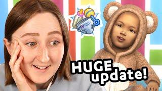 WE FINALLY HAVE INFANTS IN THE SIMS 4