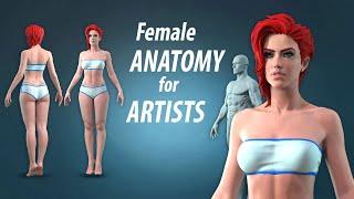 Female anatomy for artists course promo video