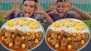 Spicy Chicken Curry Egg with Rice Eating Challeneg  Eating Competition