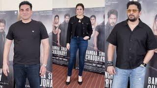 Producer Arbaaz KhanArshad Warshi  Promotions Of Their Upcoming Film Bandaa Singh Chaudhary