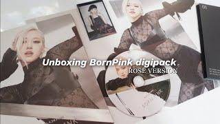 UNBOXING BLACKPINK Born Pink digipack  ROSÉ version 