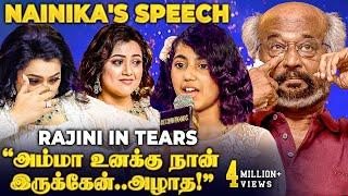 Pls...அம்மா பத்தி தப்பா பேசாதீங்கவருத்தத்துடன் கேட்ட Meenas Daughter Nainika Rajini in Tears