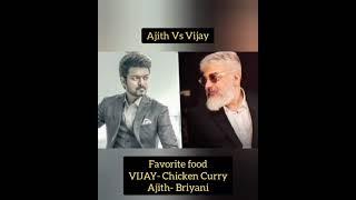 Ajith Vs Vijay Comparison #ajith #vijay #networth #salary #movie #shorts