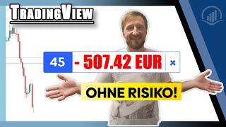 Traden lernen OHNE Risiko - Tradingview paper trading Tutorial Deutsch