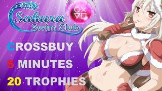 One Of The Easiest Platinums Ever  Sakura Swim Club - 5 Min Platinum - Crossbuy PS4PS5 - Stackable