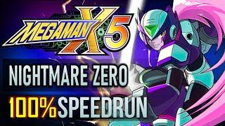 Mega Man X5 Nightmare Zero 100% No Damage Completion Run