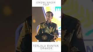 JOKOWI SINDIR PDIP TERLALU BANYAK DRAMA #jokowi #hutgolkar