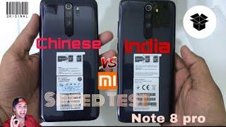 Redmi Note 8 pro Indian spec vs Redmi Note 8 pro Chinese spec speed Test plus Quick Unboxing