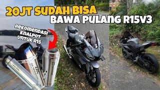 20JT BISA PUNYA R15V3‼️REKOMENDASI 3 KNALPOT UNTUK R15V3