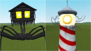 HOUSE HEAD vs LIGHTHOUSE MONSTER in Garrys Mod
