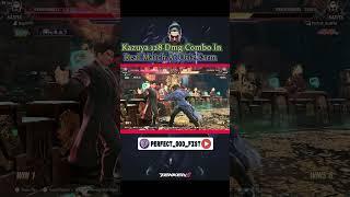 Tekken 8  Kazuya 128 Pewgf Hard Combo In Real Match #shorts  #tekken8 #gamingvideos