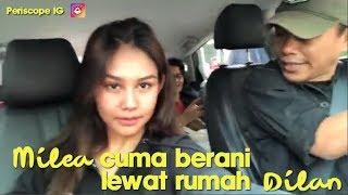 Vanesha Milea Precilla Numpang lewat rumah Dilan