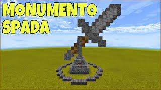 Come COSTRUIRE un MONUMENTO alla SPADA Tutorial - Minecraft