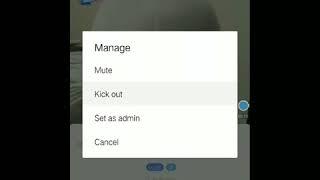 How to mute kick out and set an admin