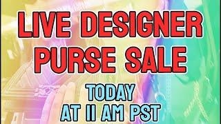 TACO TUESDAY LIVE PURSES & MORE SALE @ 11 AM PST FT. GUCCI LOEWE TOM FORD COACH BALENCIAGA