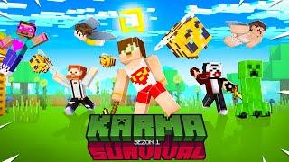 MÜKEMMEL BAŞLANGIÇ #1 KARMA SURVIVAL - Minecraft