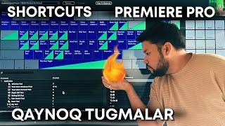 SHORTCUTS  QAYNOQ TUGMALAR - PREMIERE PRO CC 2020