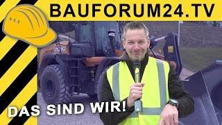 BAUFORUM24 YOUTUBE TRAILER - BAUMASCHINEN  NUTZFAHRZEUGE  WERKZEUGE  TALK