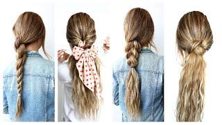 Easy Ponytail ideas for this summer #hairstyles #braidhairstyle #braided