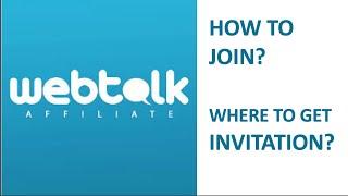 Webtalk Invitation link