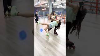 two girls skating  two skater girl  #skating #skater #shorts