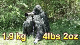 EAmber Ghillie Poncho Suit Camo Camouflage