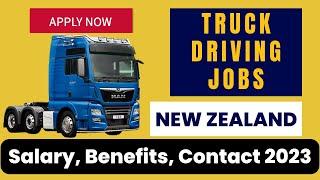 Truck Driver Jobs In New Zealand  Driving Salary Benefits Opportunities  Trucking Jobs Vlog