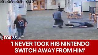 Florida teachers aide allegedly attacked by student says I never took the Nintendo Switch from him