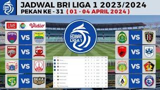 Jadwal Liga 1 2024 Pekan Ke 31 - Persita vs Persib  Persija vs Persis - Live Indosiar