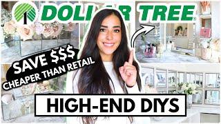 *NEW* $1 Dollar Tree High-End DIYS for 2023 ⭐ GENIUS HOME HACKS